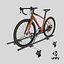 3D Gravel Bicycle with Roof Rack model
