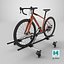 3D Gravel Bicycle with Roof Rack model