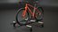 3D Gravel Bicycle with Roof Rack model
