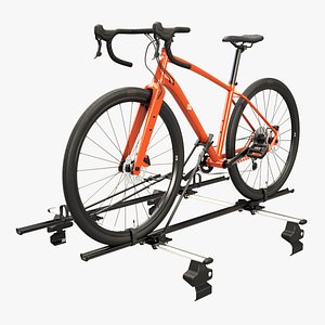 Gravel Bicycle with Roof Rack