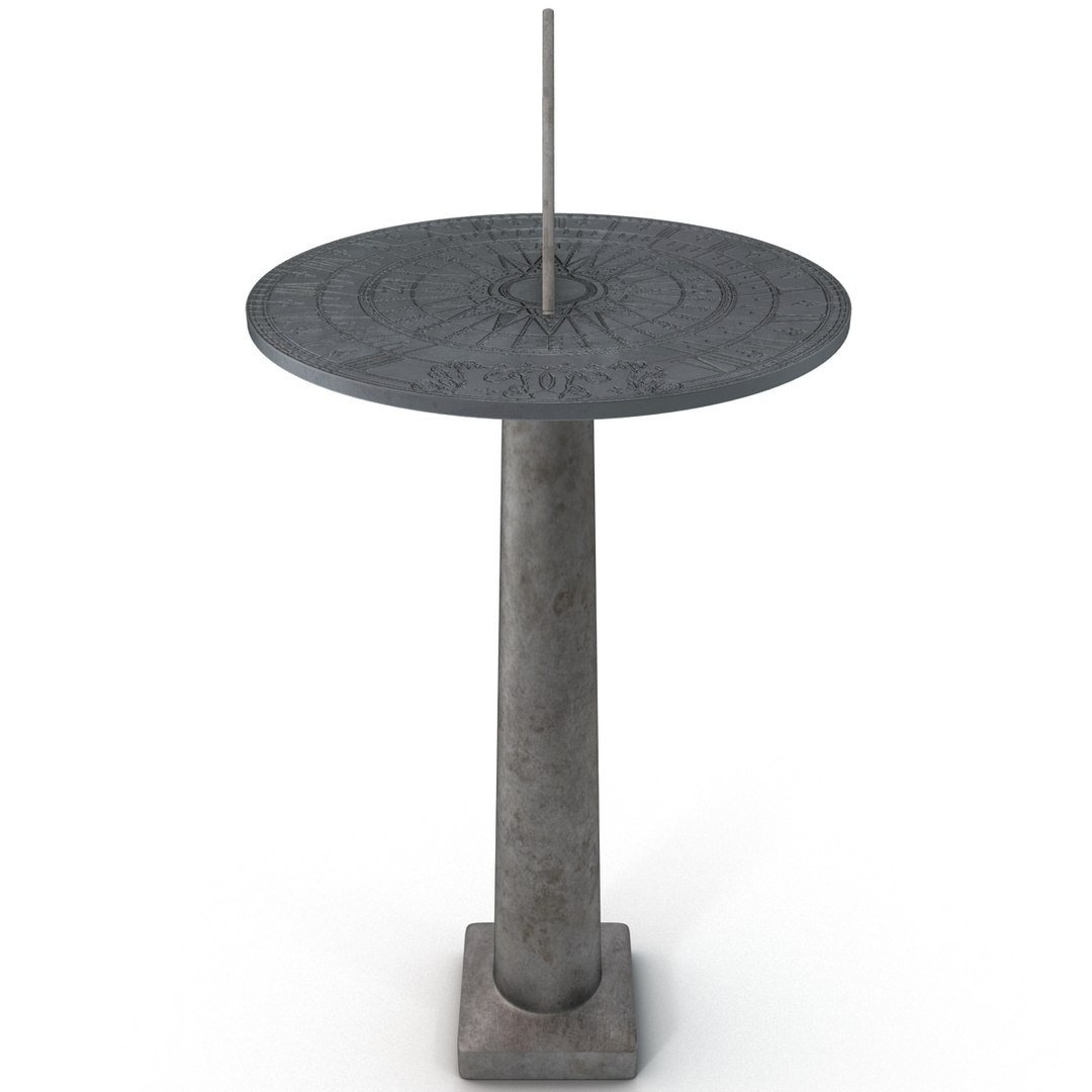 sun dial 3d model https://p.turbosquid.com/ts-thumb/1s/qyNWiA/octTImLb/sundial_11/jpg/1395767112/1920x1080/fit_q87/d926017f7b685b2515c028f12012a1c54911cd60/sundial_11.jpg