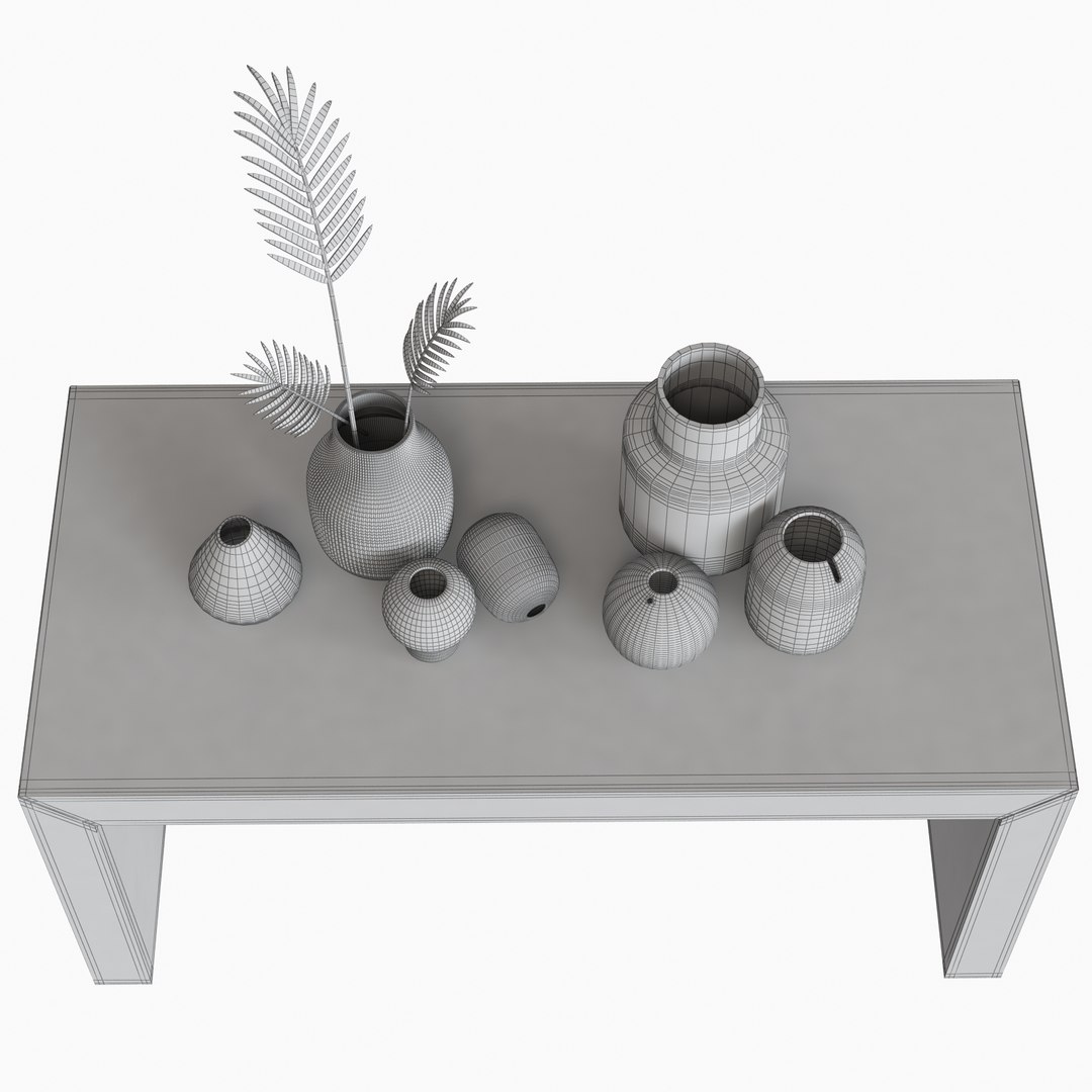 3D Set Vases - TurboSquid 1358559