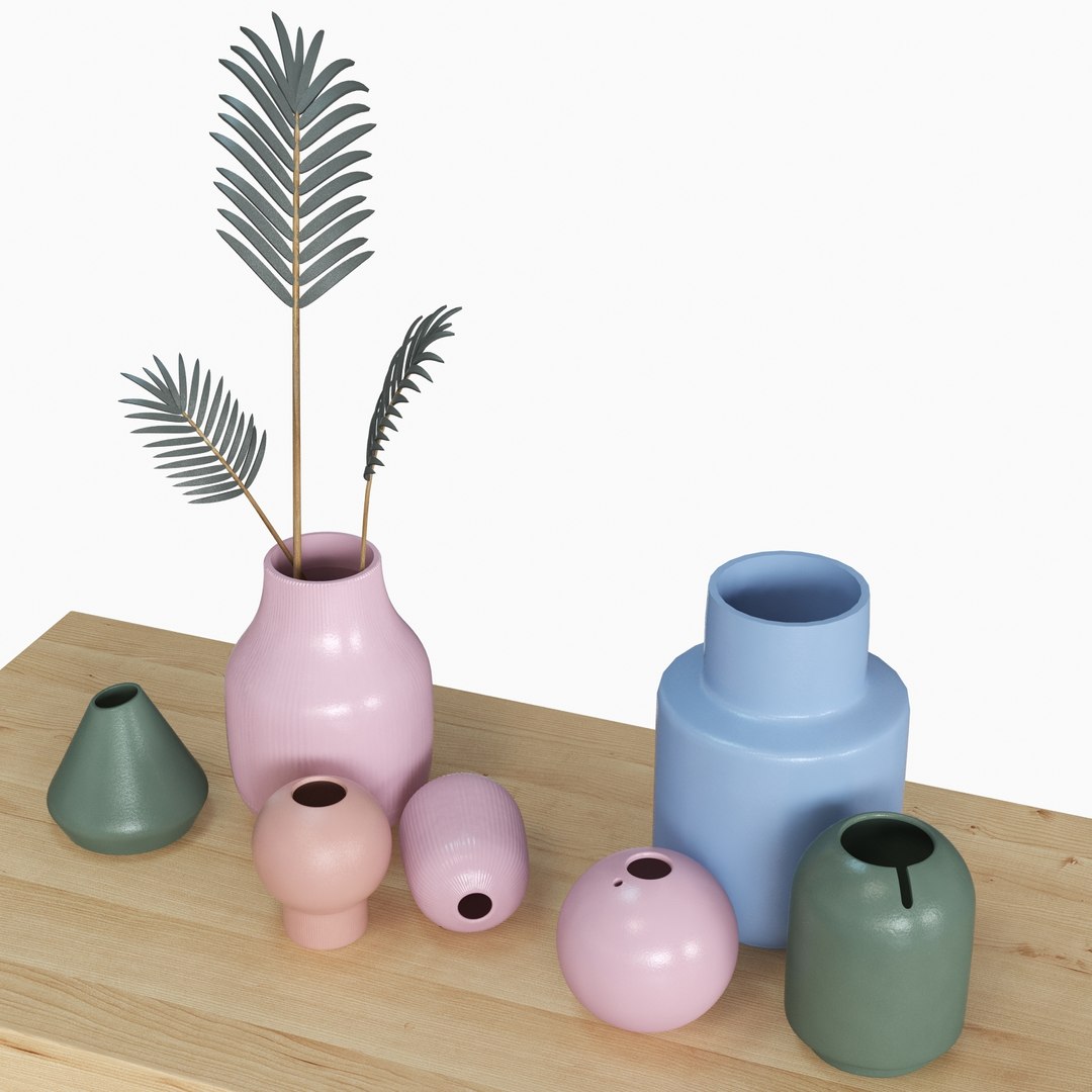 3D Set Vases - TurboSquid 1358559
