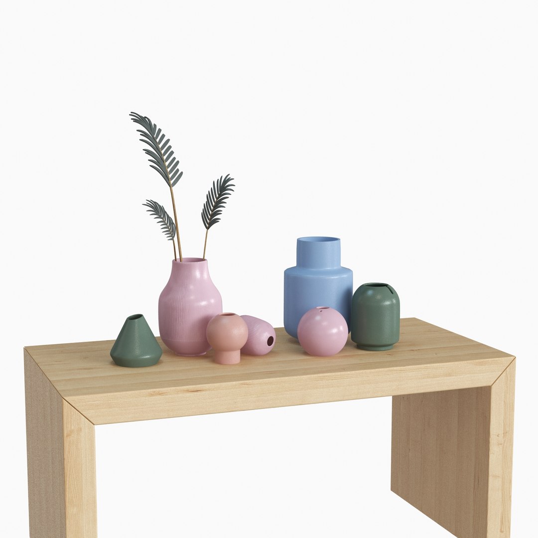 3D Set Vases - TurboSquid 1358559