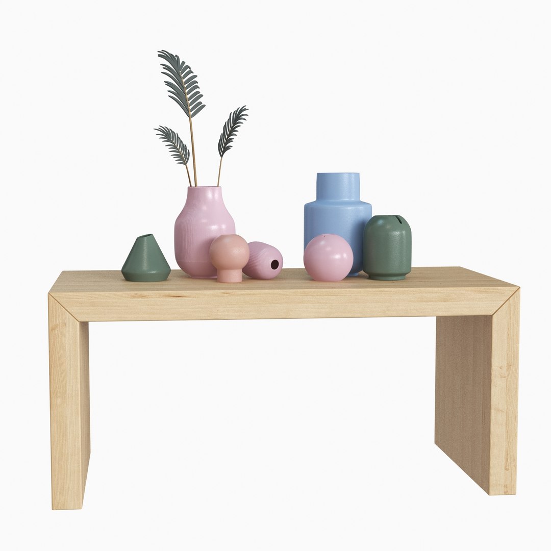 3D Set Vases - TurboSquid 1358559