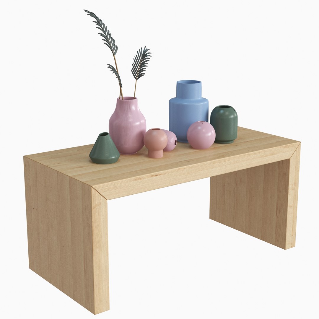 3D Set Vases - TurboSquid 1358559