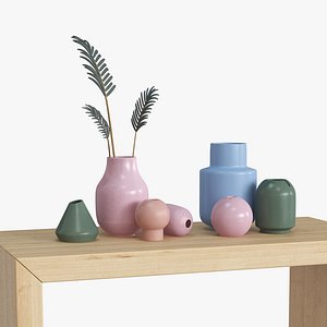 Ikea Gradvis Vase Pink set