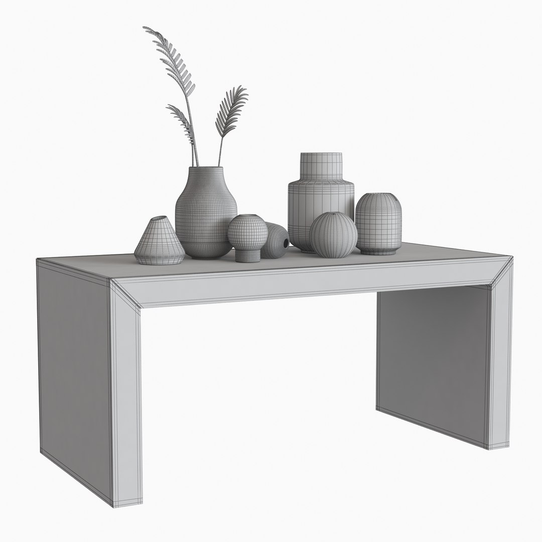 3D Set Vases - TurboSquid 1358559