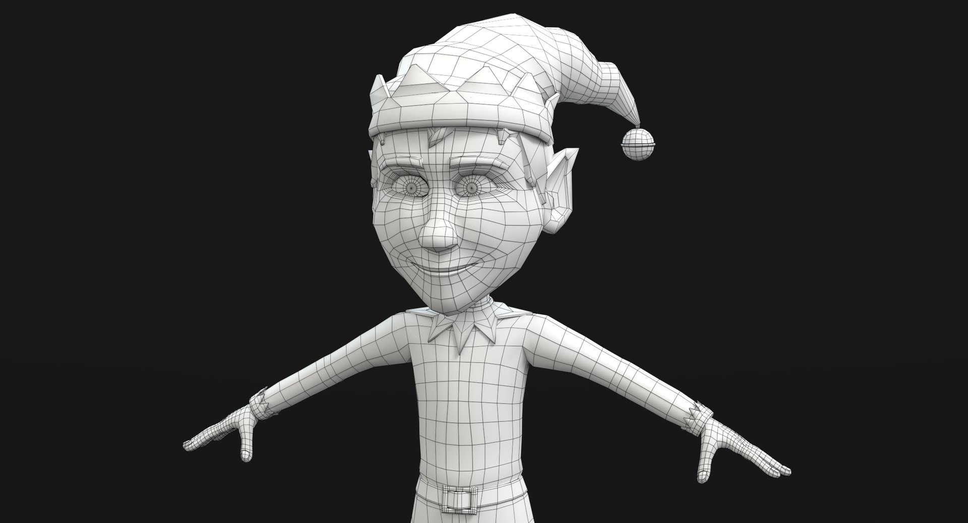 3D christmas tree elf 4 model https://p.turbosquid.com/ts-thumb/1s/sfleho/z3t2qgKv/wireframe_3/png/1542579989/1920x1080/fit_q87/862763b29935bc73228c816d3e772d49308c9386/wireframe_3.jpg