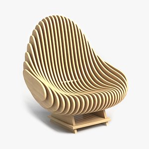 Parametric Chair 04 3D model