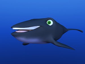 cartoon whale lwo