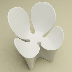 3d clover chair