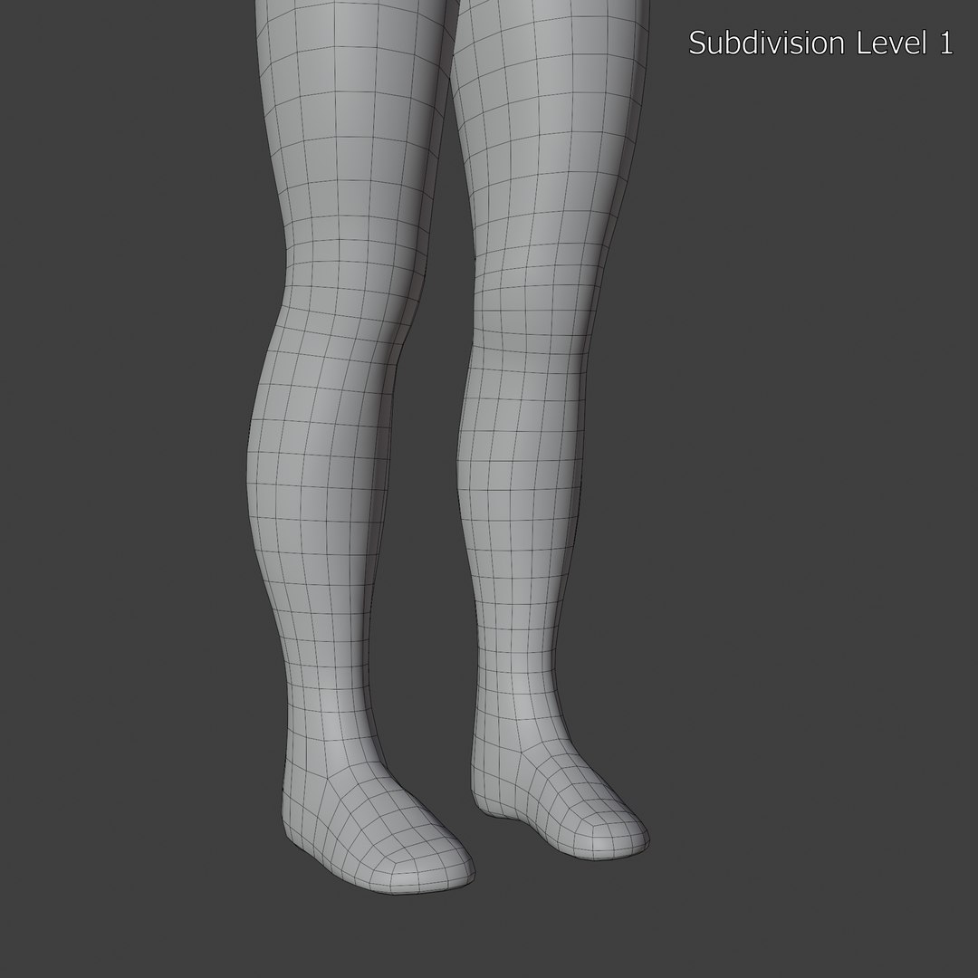 Human man base model - TurboSquid 1684229