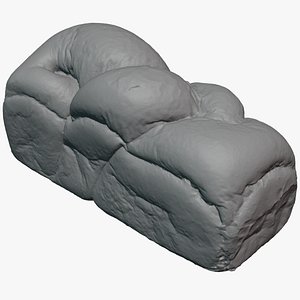Square Challah - For 3D Print 3D