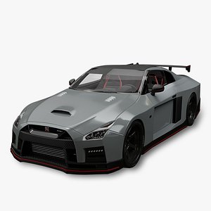 3D Nissan Gt-R R35 - Wide Body