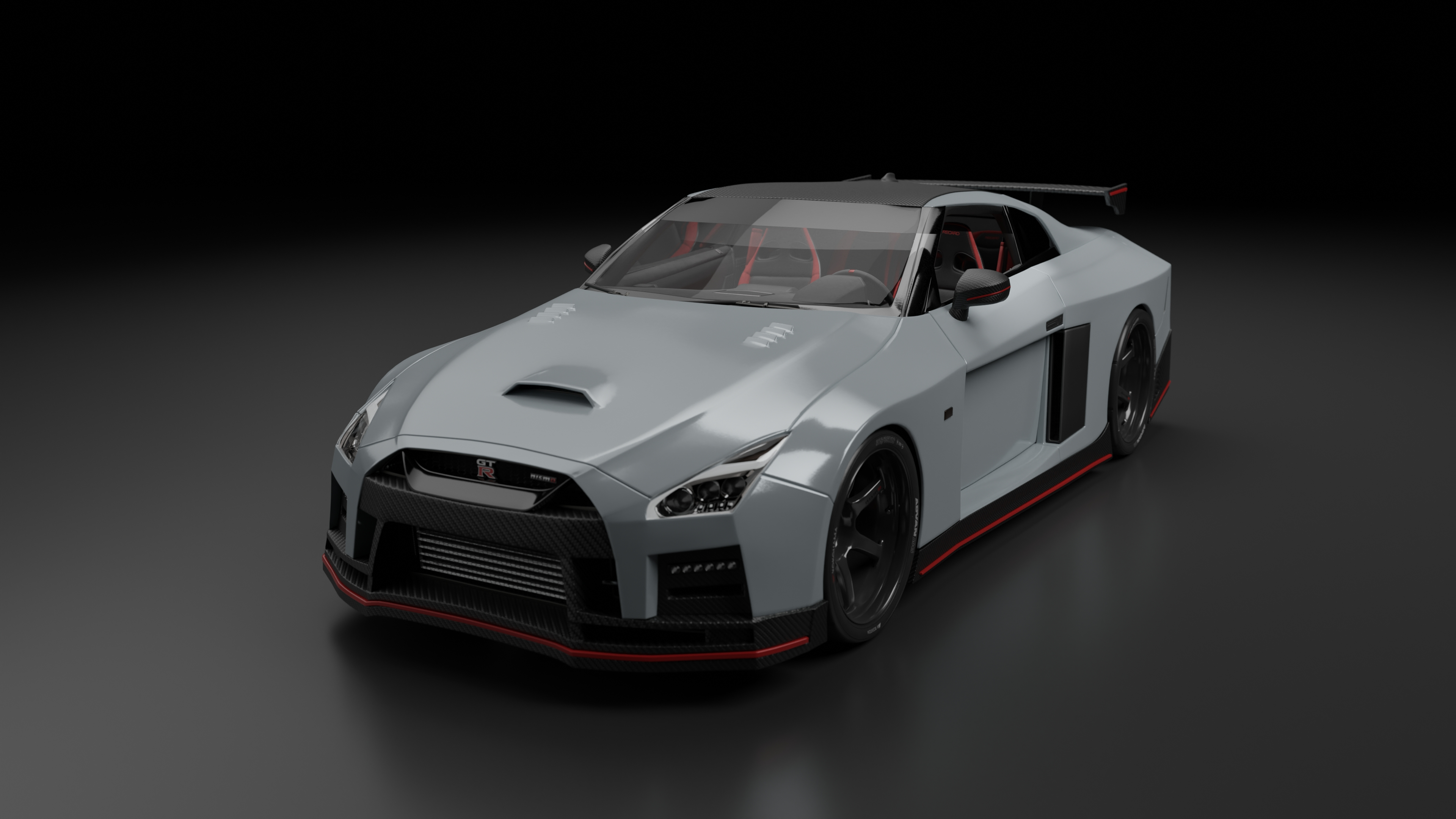 日产 Gt-R R35 - 宽体3D模型 - TurboSquid 2225013