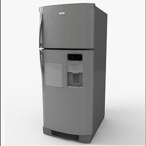 3d model of wt8907a refrigerator