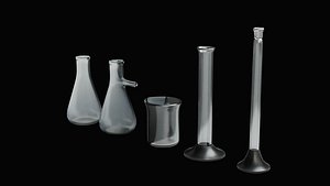 Laboratory Glassware 3D model