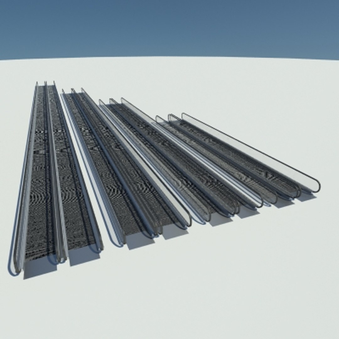 Set 8 Travelators 3d Model