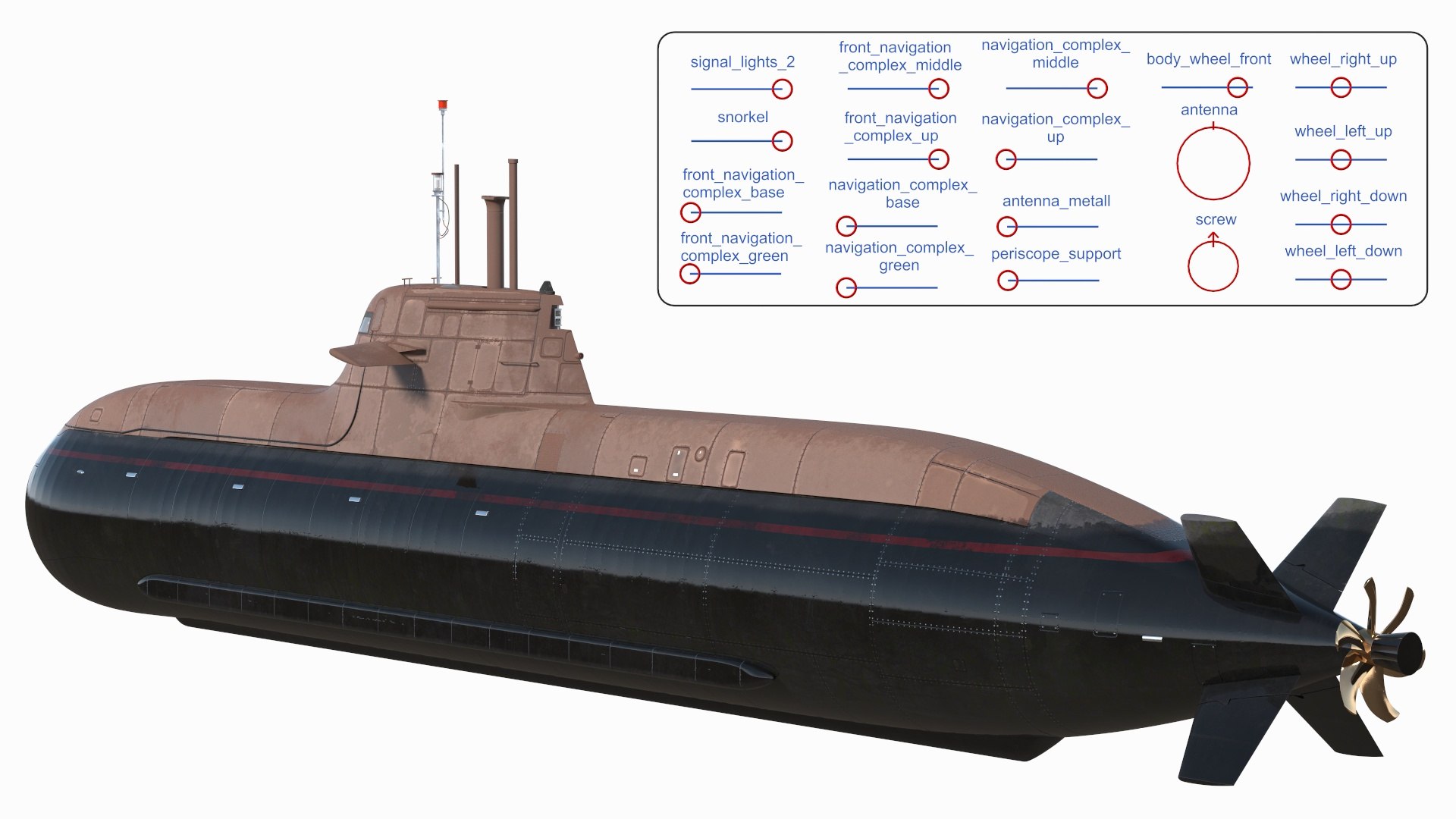 3D Diesel Submarine HDW Class 212A Half Wet Rigged https://p.turbosquid.com/ts-thumb/1t/TIH2Eo/0H/dieselsubmarinehdwclass212ahalfwetriggedc4dmodel002/jpg/1682738264/1920x1080/fit_q87/5edac89595cb2c0ad67a62ceb38c1b47e937aa9c/dieselsubmarinehdwclass212ahalfwetriggedc4dmodel002.jpg