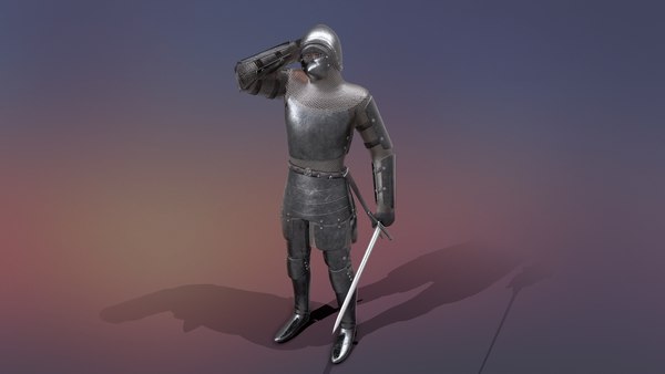 Knight male character model - TurboSquid 1666537