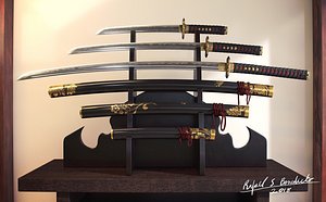 Complete Samurai Weapon Set