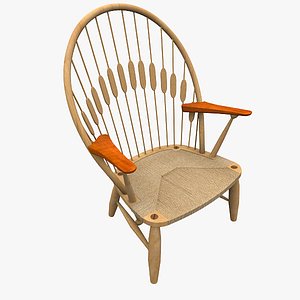 hans j wegner pp550 3d model