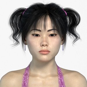 Yoona Realistic Asian Young Woman Character