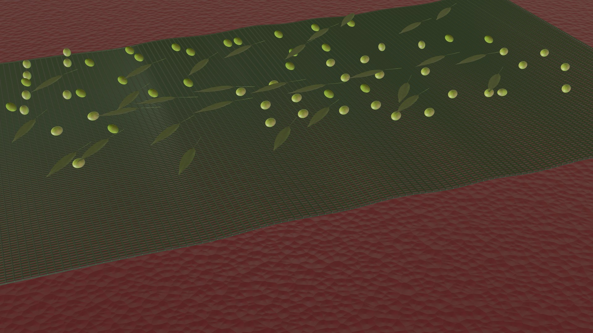 3D olive harvesting net - TurboSquid 1637562