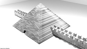 3D cestius pyramid