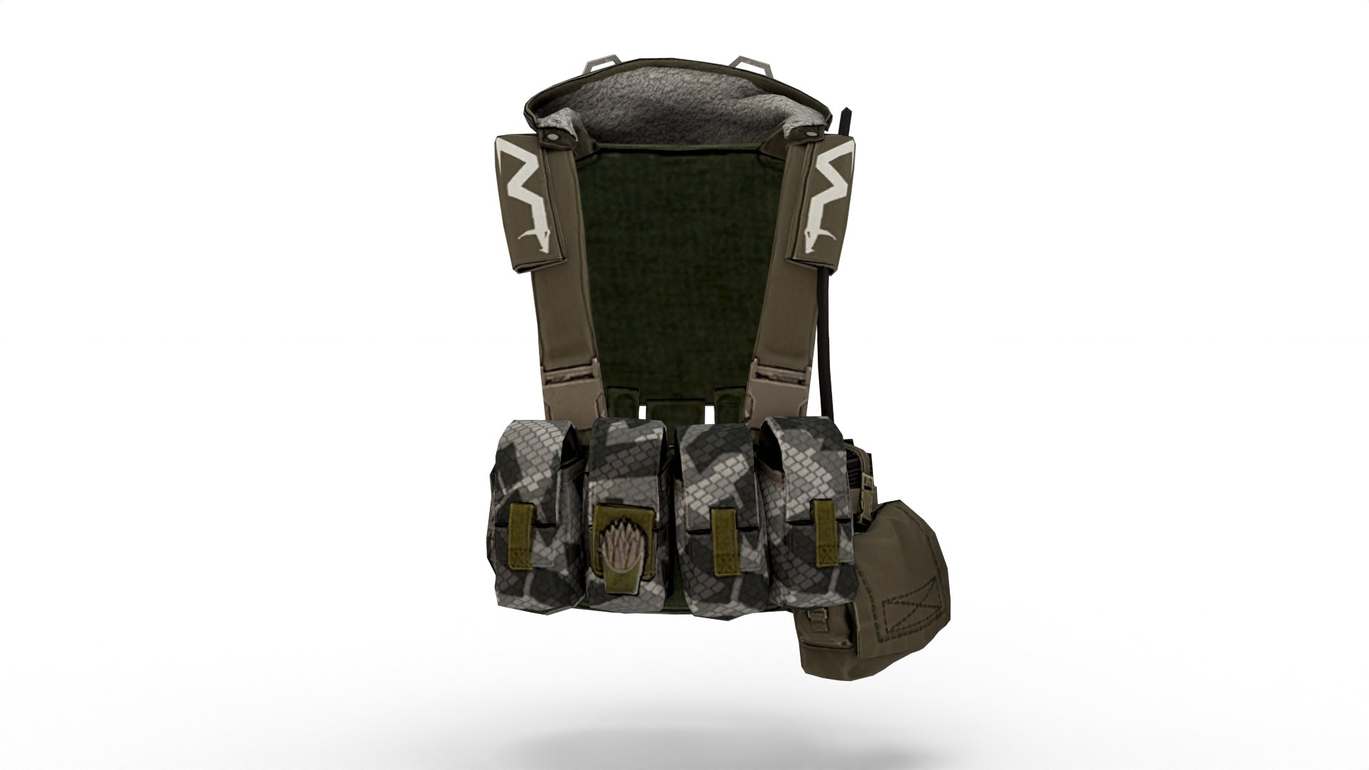 3D Model Combat Vest 3D Model - TurboSquid 2217032
