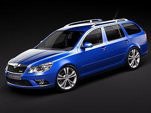 3D skoda octavia rs model