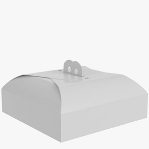 Cake packaging box