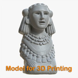 Chalchiuhtlicue Goddess of Water  3D model