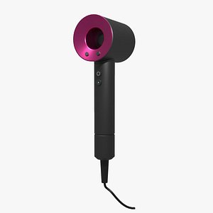 3D Hair Dryer model