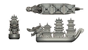Chinese dragon boat