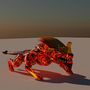 monster lizard 3D model