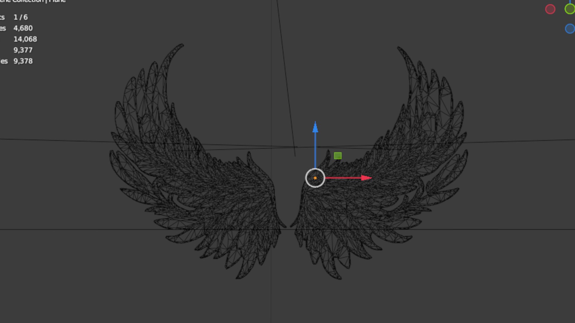 3D Wings Printable carved decor 04 - TurboSquid 2174186