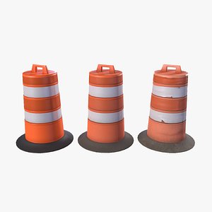 Traffic safety drum barrel