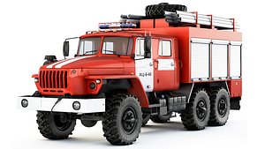 Ural 5557 AC 6 40 fire truck 2021 model