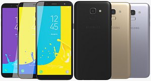 realistic samsung galaxy j6 3D
