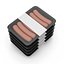 Stack Of Sausage Packages 3D model