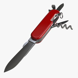 Pocket Knife with Can Opener Unfolded