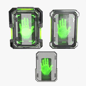 Sci-Fi Digital Hand Scanner Collection