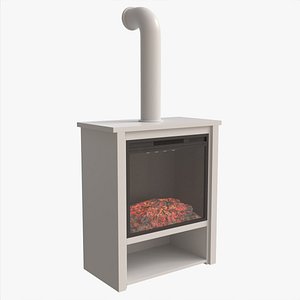 Electric Fireplace Hollis 3D