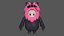 Fall Guys Wolf Skin Game Character 8K