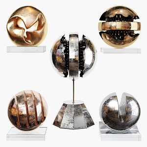 Spherical statuette 01 3D model