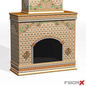 3ds max fireplace mantle