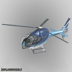 eurocopter ec-120b heliflight ec 3d model