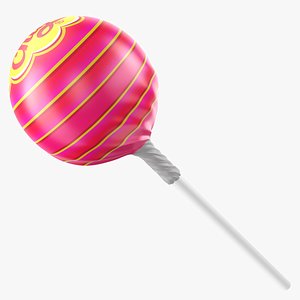 Strawberry Lollipop Wrapped